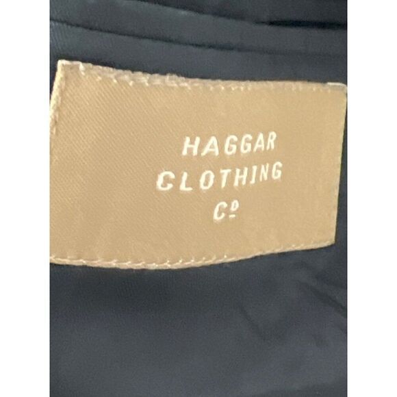 Haggar Clothing Co. Men Navy Sport Blazer Size 42L - Picture 12 of 13